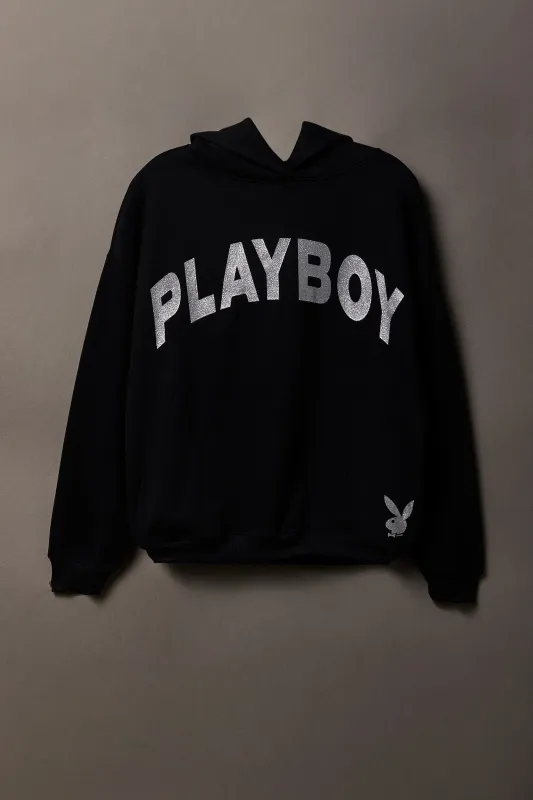 Playboy Fleece Boxy Hoodie made by Stitches