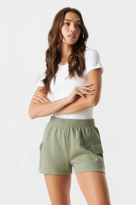 Fleece Cargo Short sold by Charlotte Russe