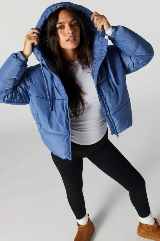 Oversized Puffer Jacket sold by Charlotte Russe