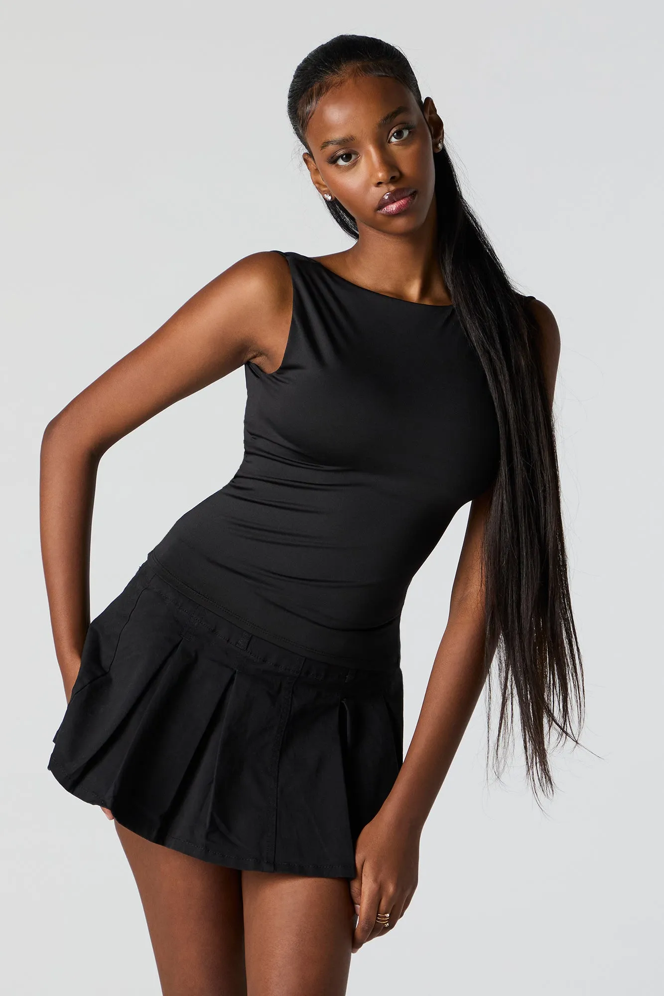 Contour Boat Neck Tank sold by Charlotte Russe product image thumbnail 2