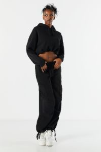 Fleece Cropped Hoodie sold by Charlotte Russe
