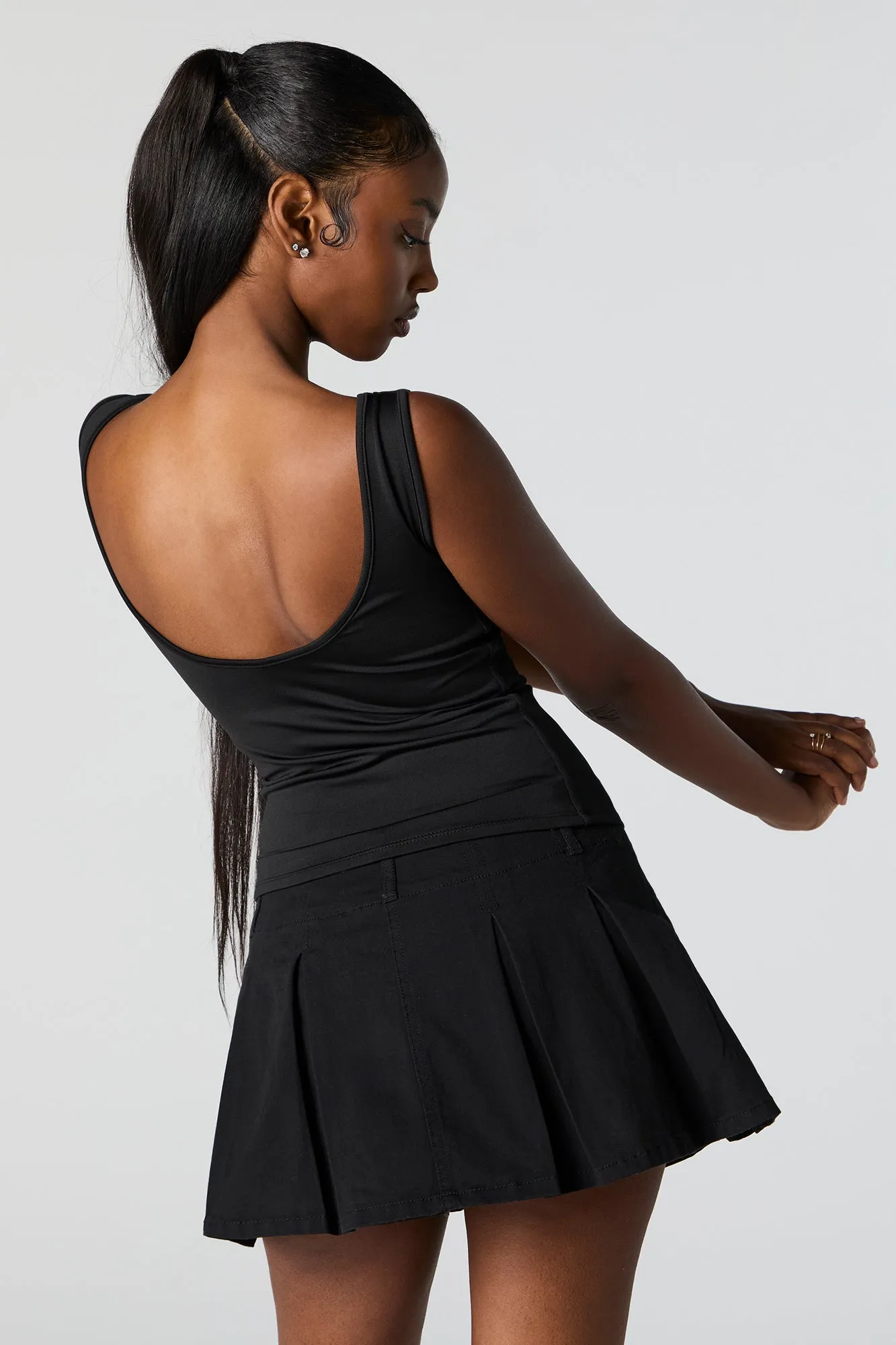 Contour Boat Neck Tank sold by Charlotte Russe product image thumbnail 3