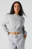 Soft Fleece Cropped Sweatshirt sold by Charlotte Russe