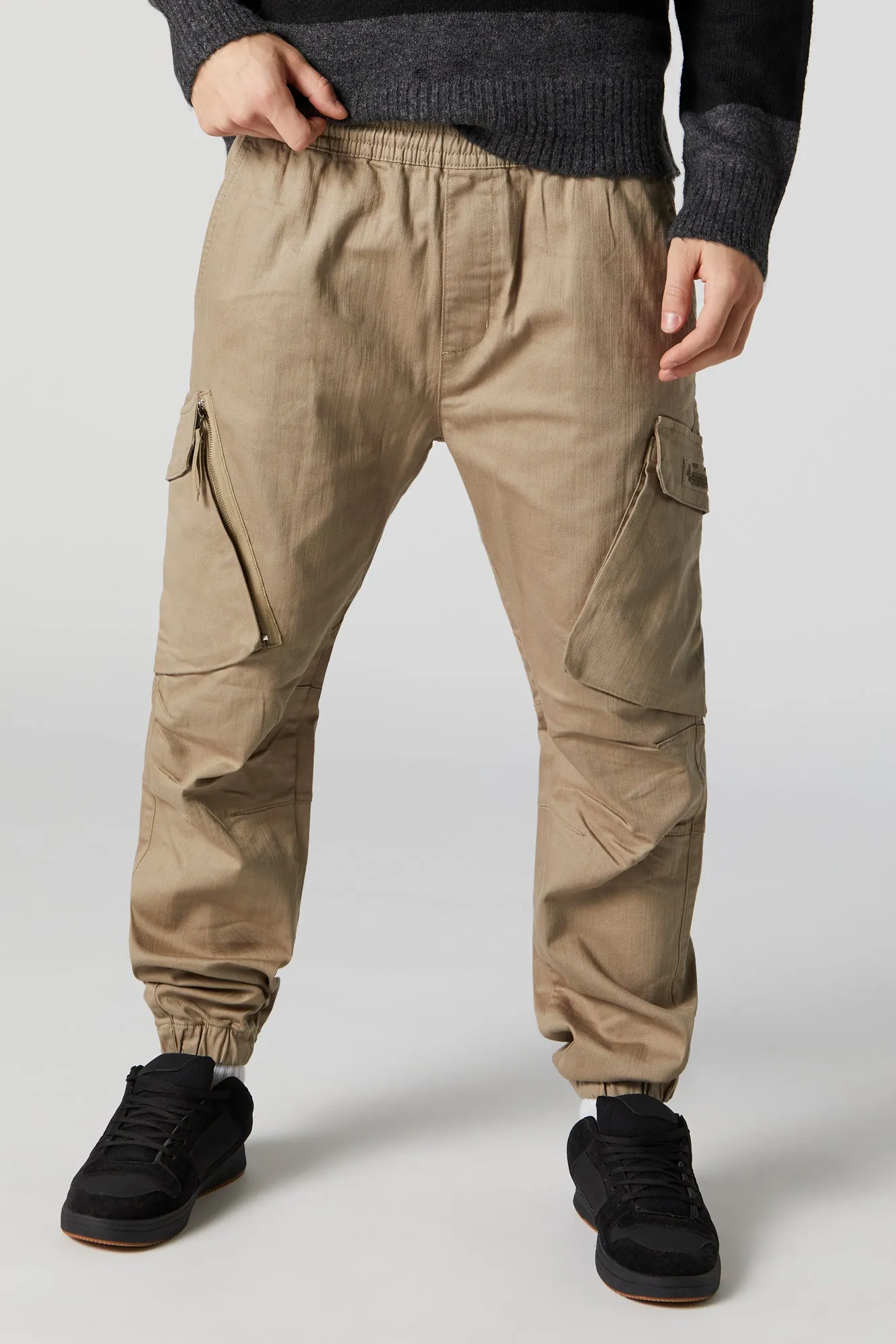 Zip Cargo Jogger sold by Charlotte Russe product image thumbnail 2
