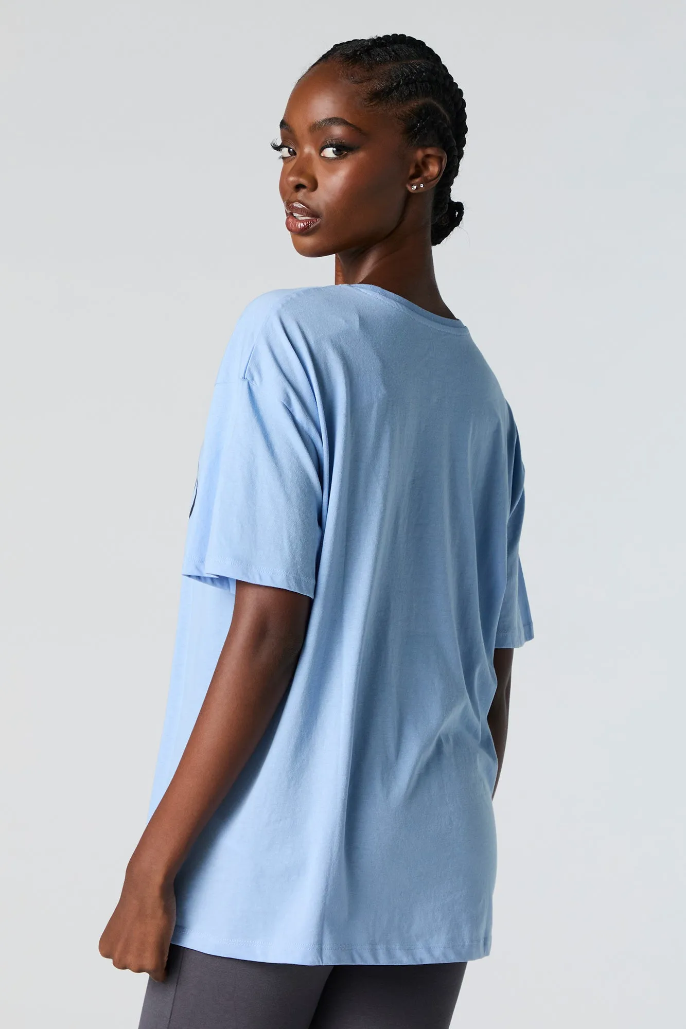 Peanuts Graphic Boyfriend T-Shirt sold by Charlotte Russe product image thumbnail 3