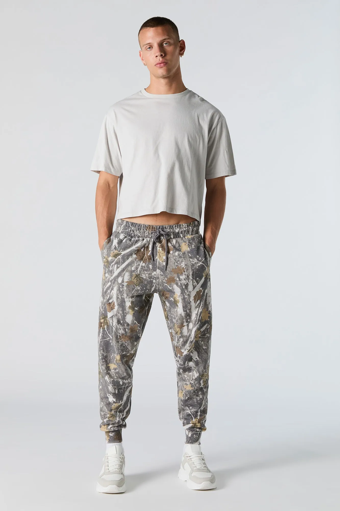 Fleece Camo Jogger sold by Charlotte Russe