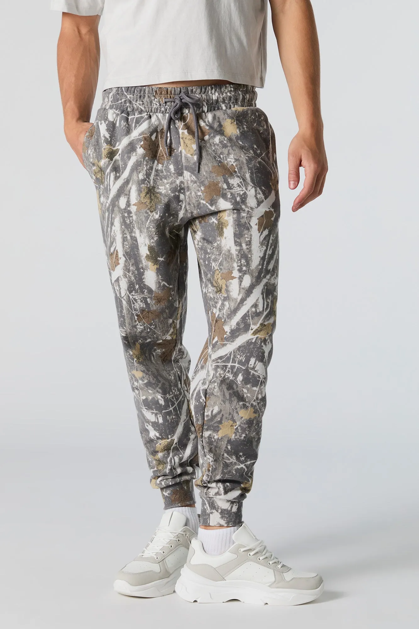 Fleece Camo Jogger sold by Charlotte Russe product image thumbnail 2
