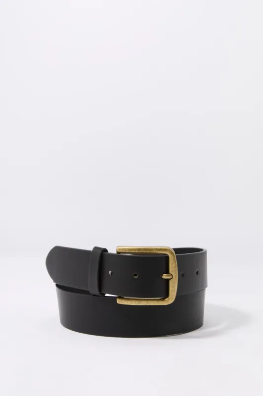 Faux Leather Square Buckle Belt sold by Charlotte Russe