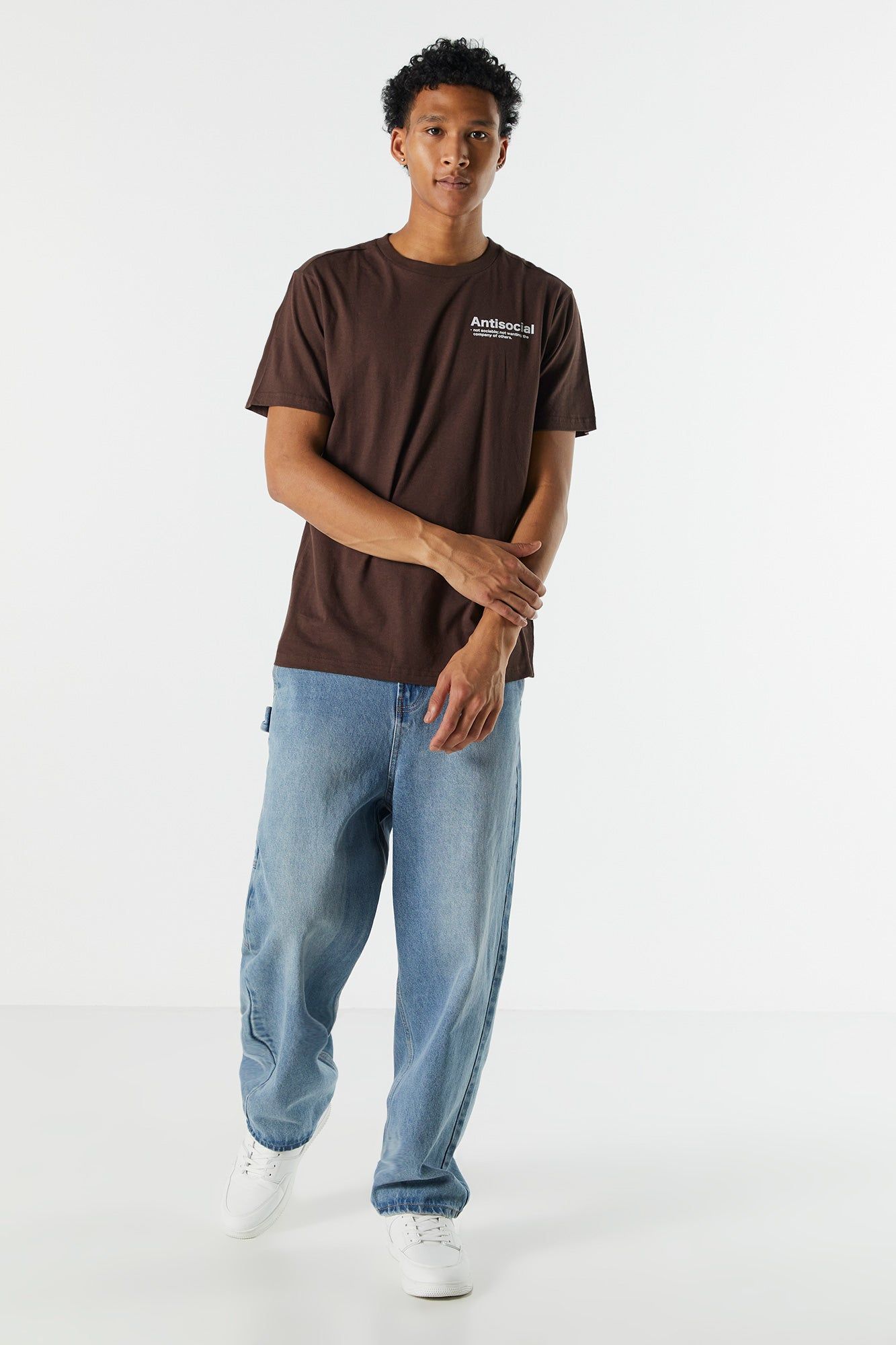 Antisocial Graphic T-Shirt sold by Charlotte Russe product image thumbnail 3