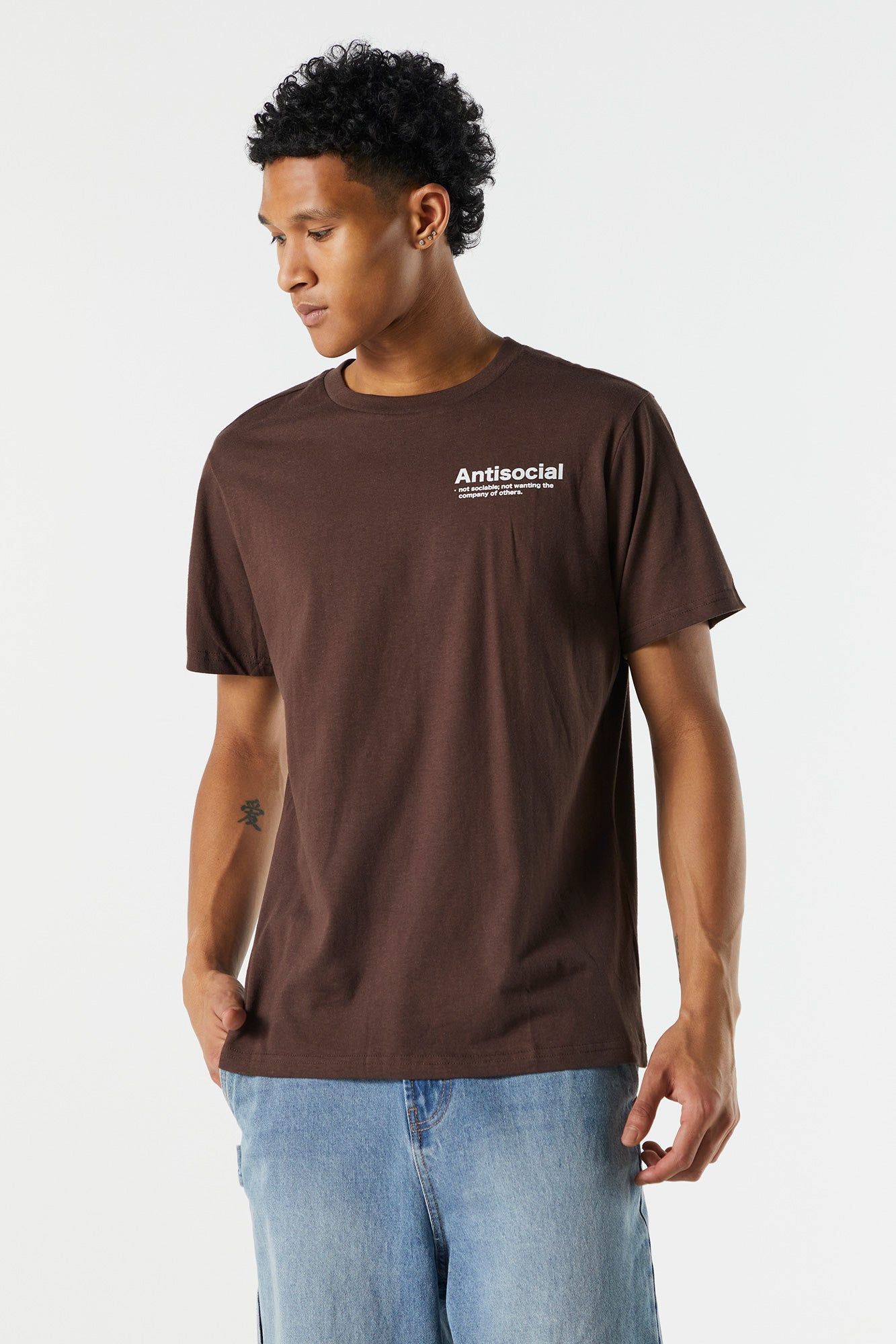 Antisocial Graphic T-Shirt sold by Charlotte Russe