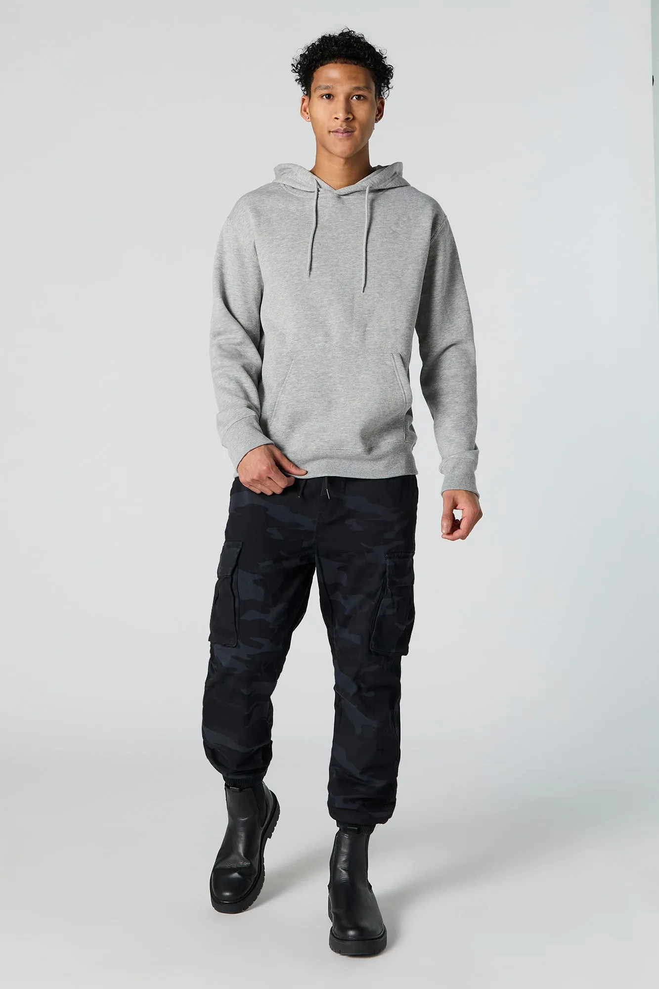 Camo Drawstring Cargo Jogger sold by Charlotte Russe product image thumbnail 5