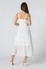 Smocked Tiered Midi Dress sold by Charlotte Russe
