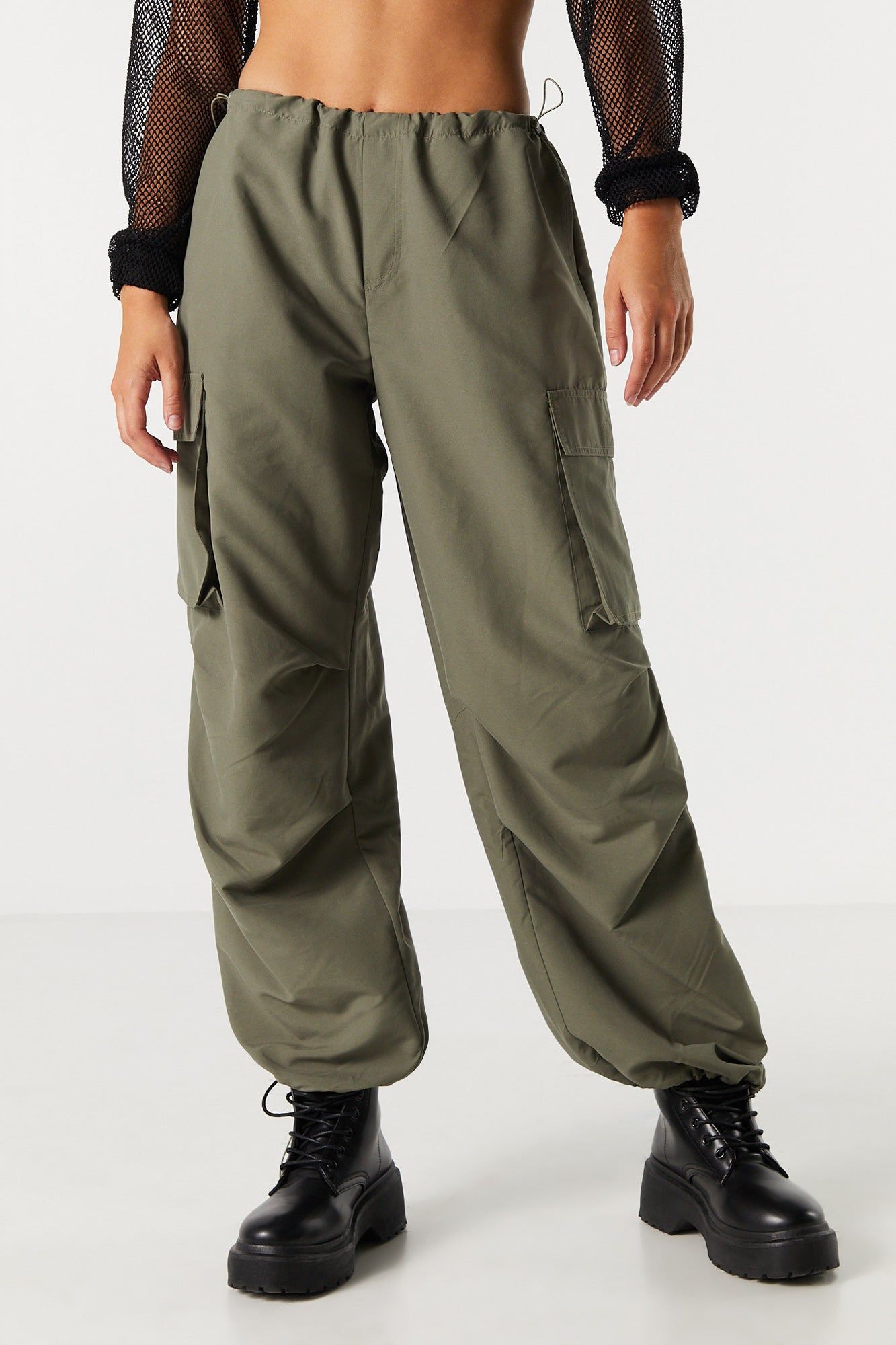 Cargo Parachute Pant sold by Charlotte Russe product image thumbnail 2