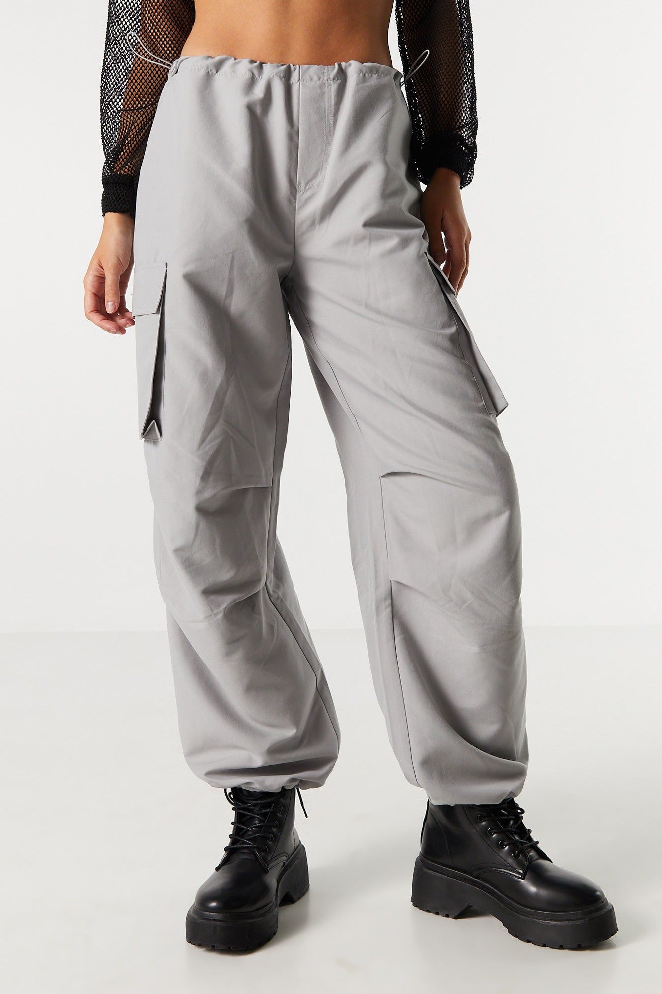 Cargo Parachute Pant sold by Charlotte Russe product image thumbnail 8