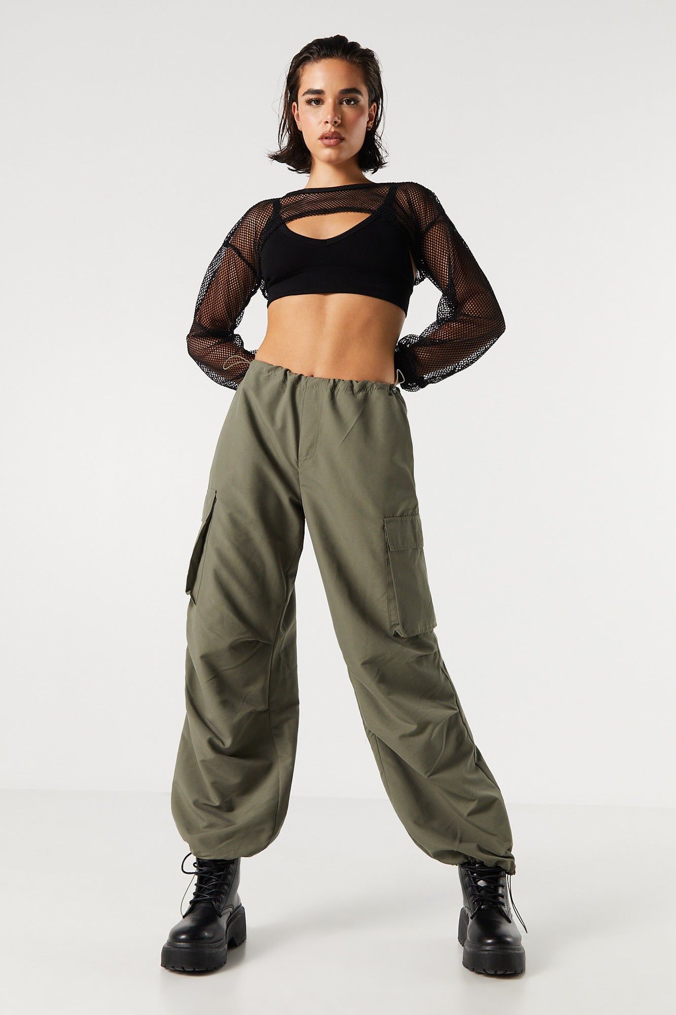 Cargo Parachute Pant sold by Charlotte Russe