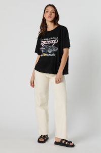 Mustang Country Graphic Boyfriend T-Shirt sold by Charlotte Russe