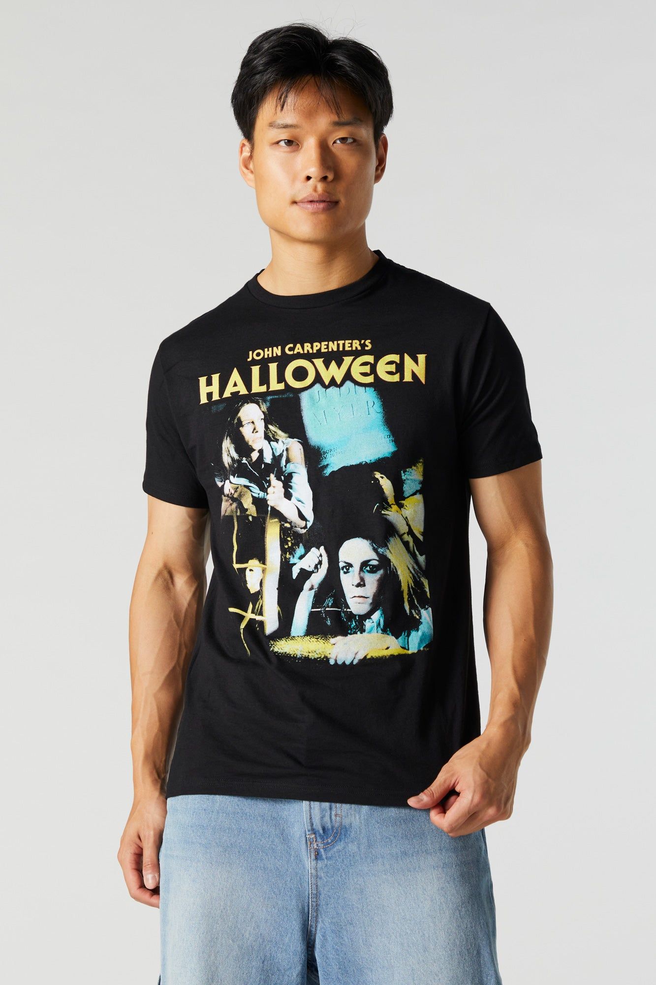 John Carpenter's Halloween Graphic T-Shirt sold by Charlotte Russe