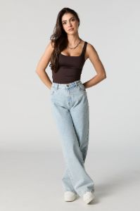 Contour Square Neck Tank Bodysuit sold by Charlotte Russe