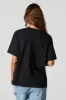Angel Stitch Graphic Boyfriend T-Shirt sold by Charlotte Russe