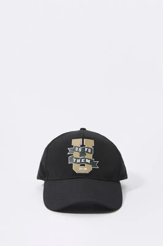 Us Vs Them Patch Baseball Hat sold by Charlotte Russe