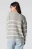 Striped Waffle Knit Sweater sold by Charlotte Russe