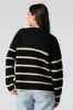 Striped Waffle Knit Sweater sold by Charlotte Russe