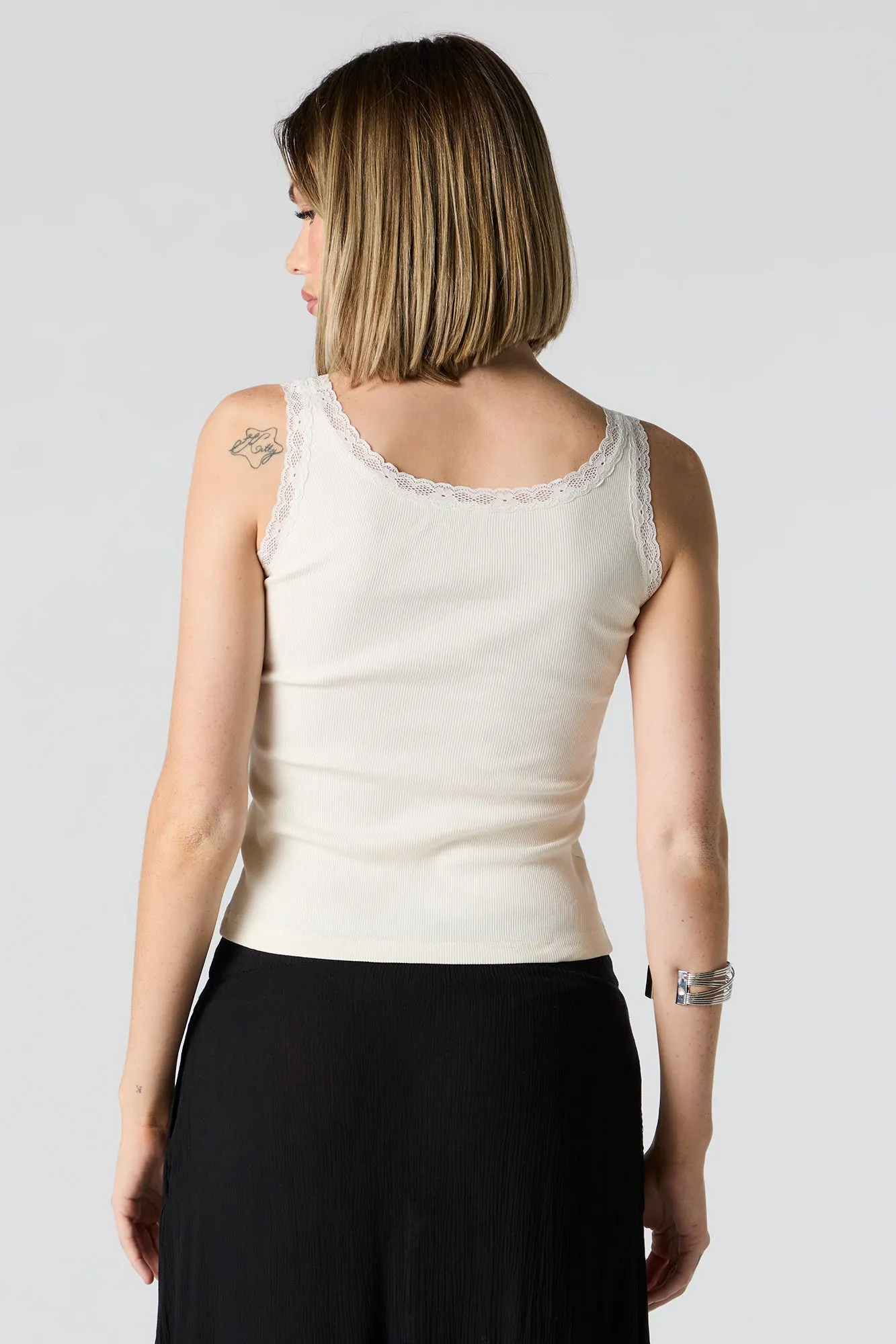 Tequila Graphic Lace Trim Tank sold by Charlotte Russe product image thumbnail 2