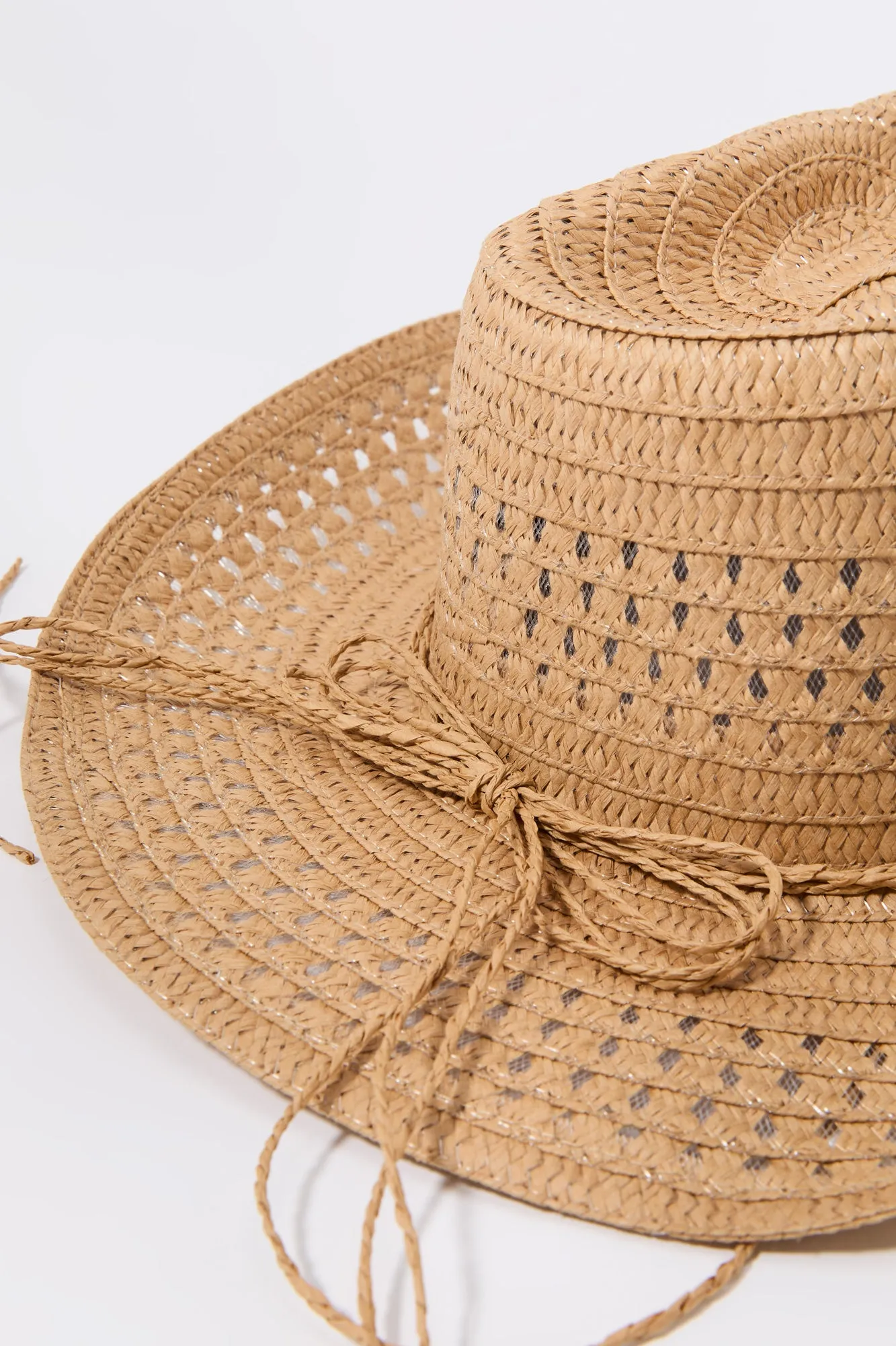 Straw Cowboy Hat sold by Charlotte Russe product image thumbnail 4