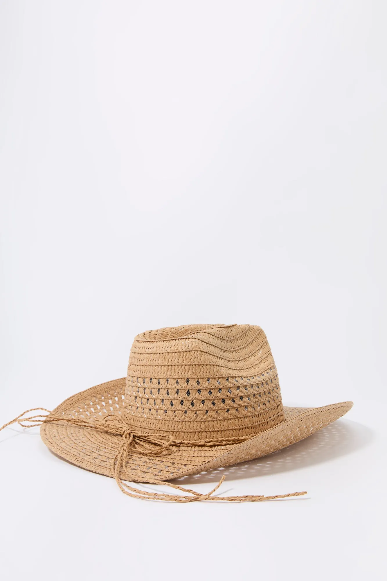 Straw Cowboy Hat sold by Charlotte Russe product image thumbnail 3