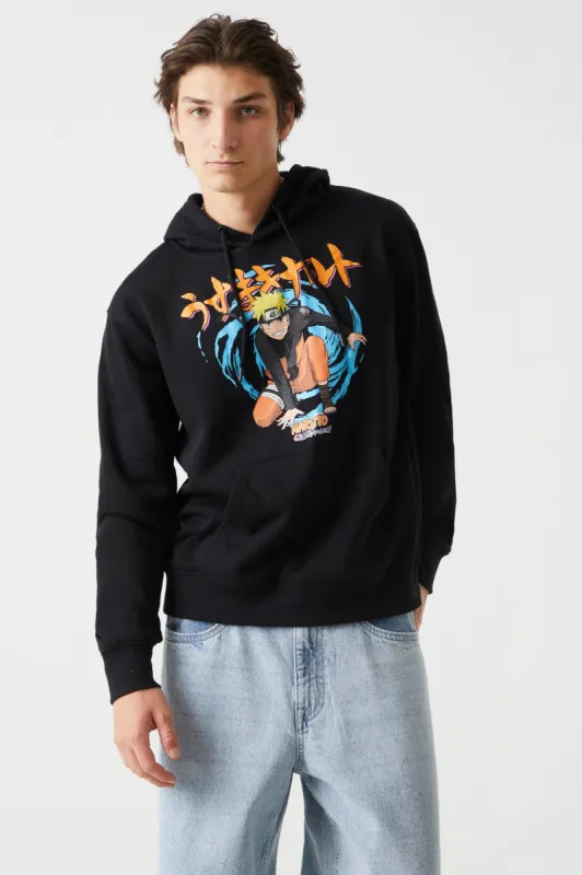 Naruto Swirl Popover Hoodie sold by Charlotte Russe