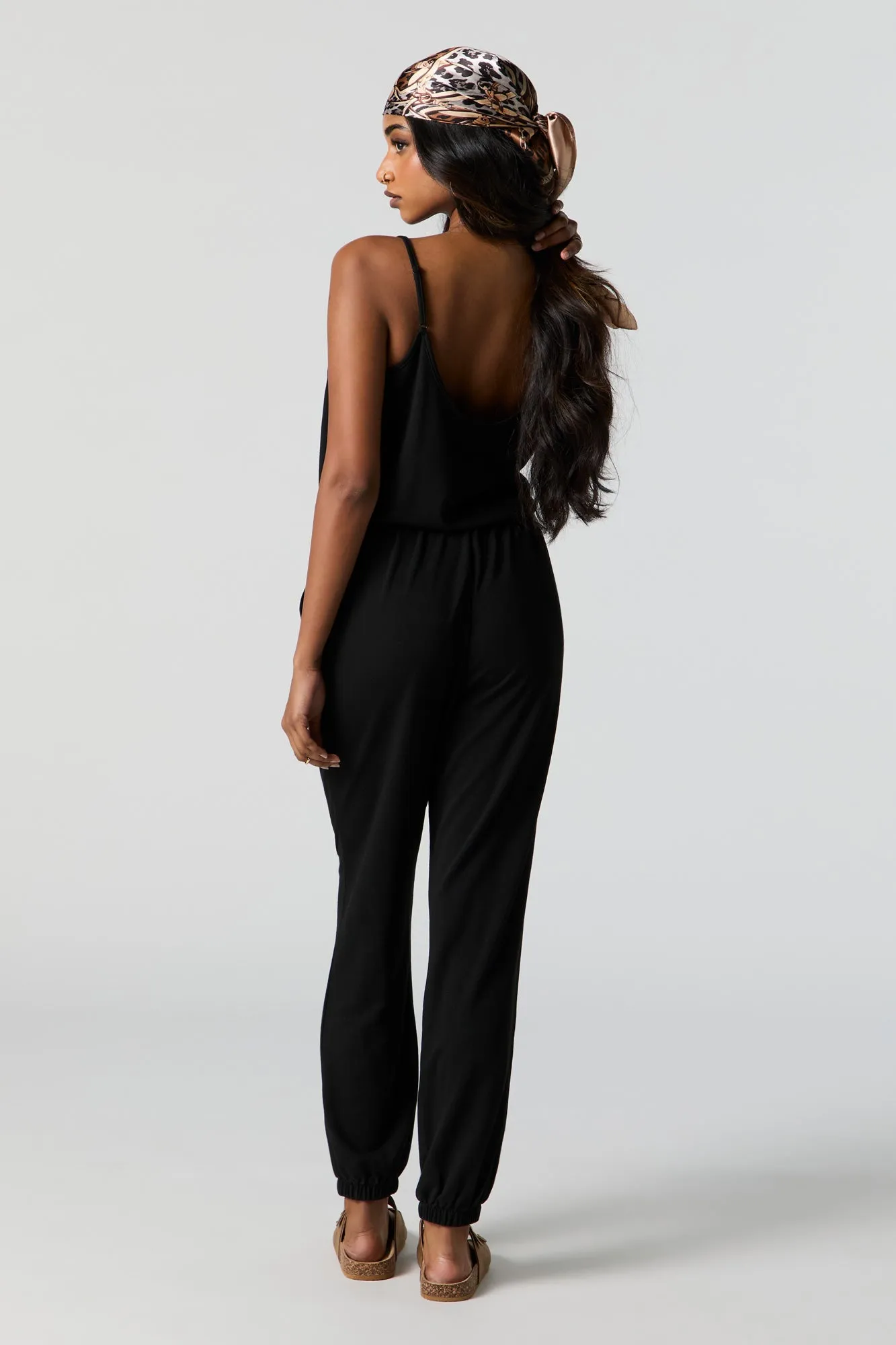 Button-Up Cami Jumpsuit sold by Charlotte Russe product image thumbnail 3