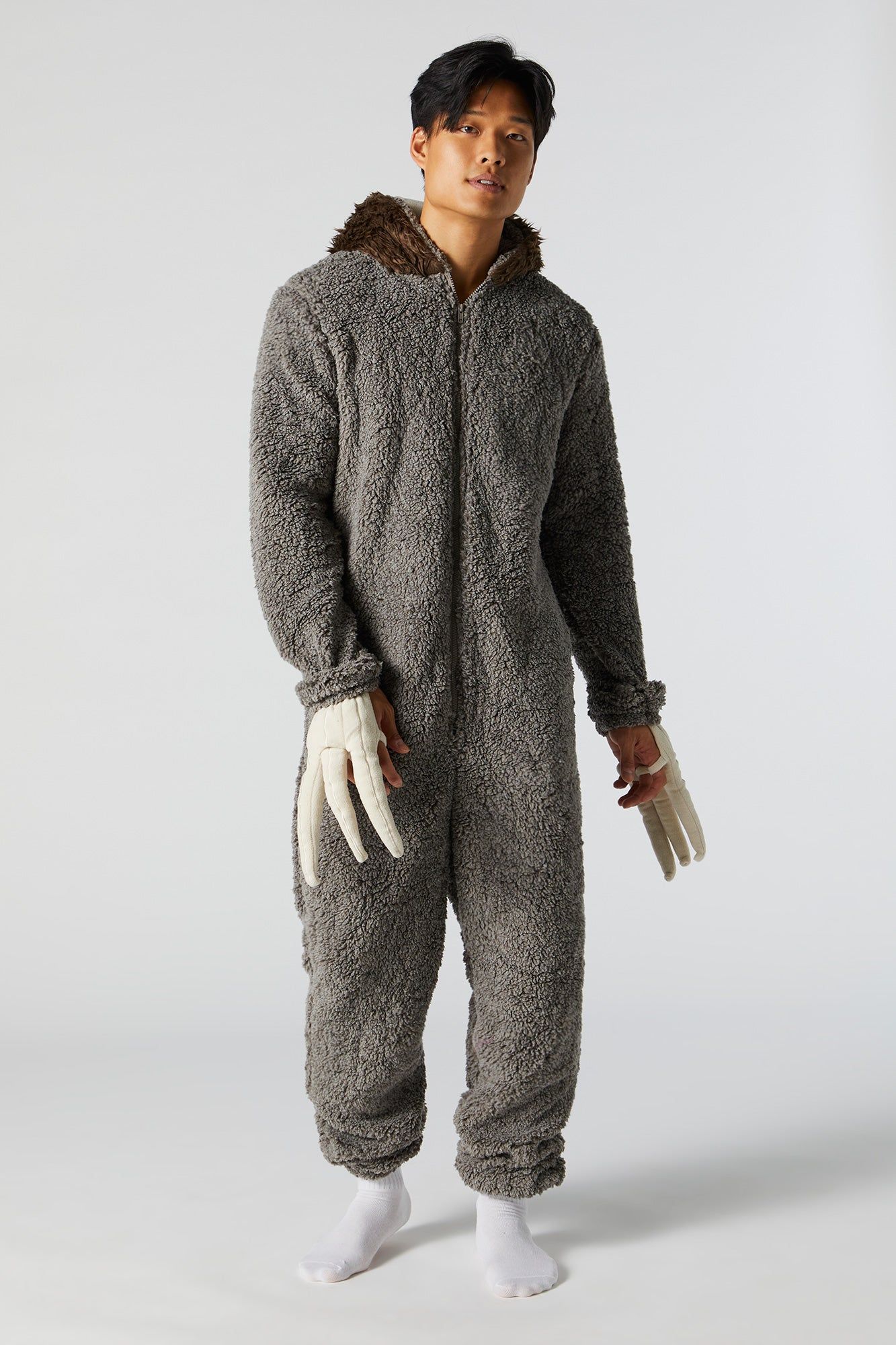 Plush 3D Sloth Onesie sold by Charlotte Russe