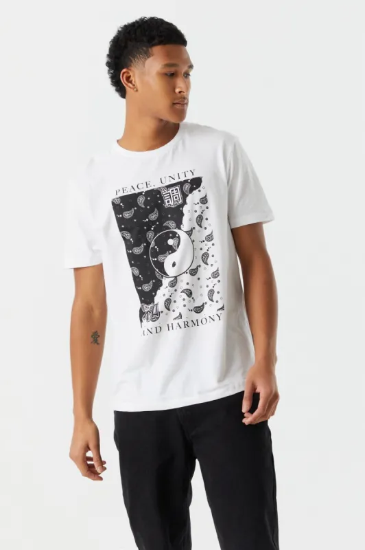 Unity & Harmony Graphic T-Shirt sold by Charlotte Russe