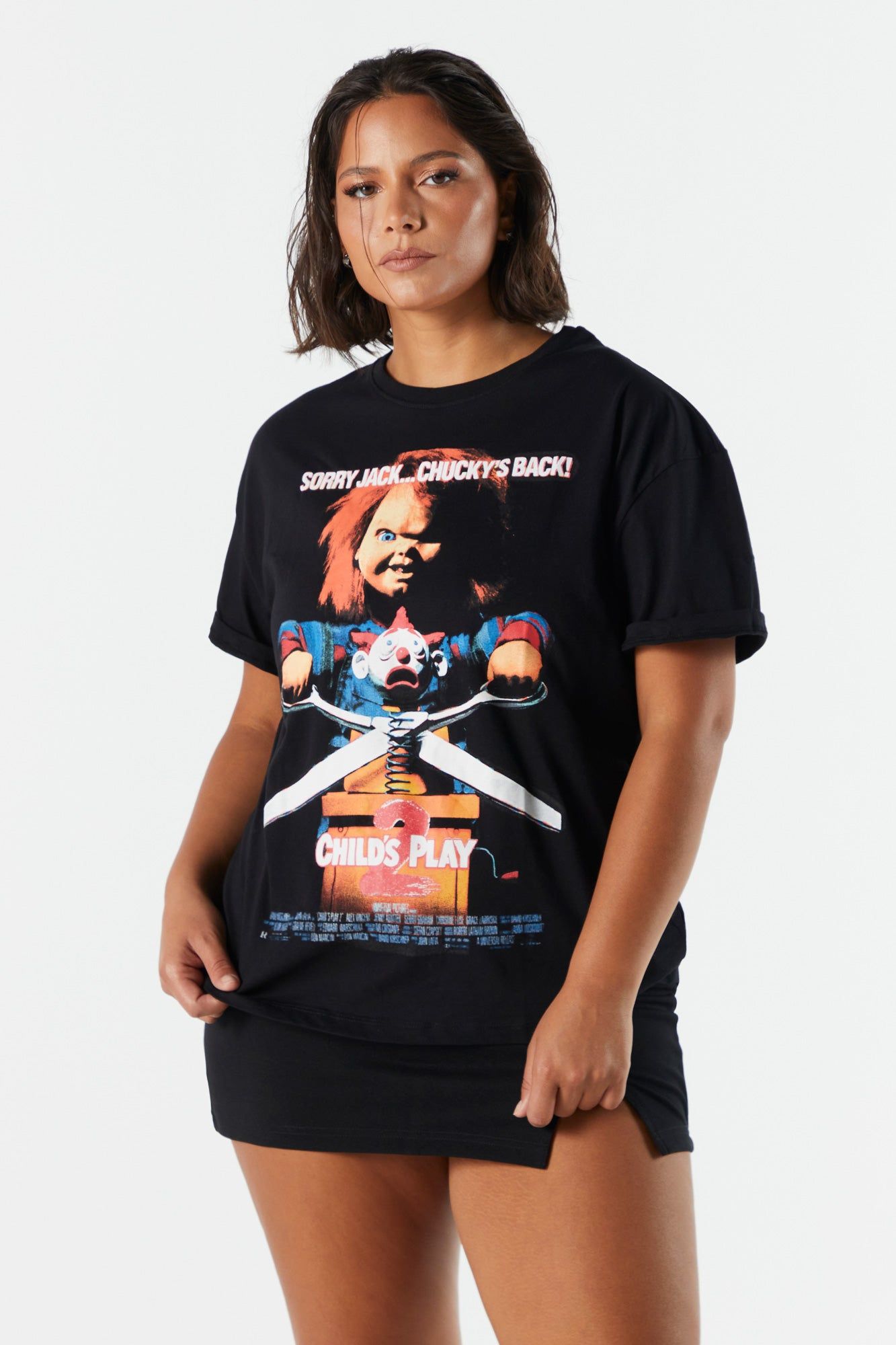 Childs Play Graphic Boyfriend T-Shirt sold by Charlotte Russe