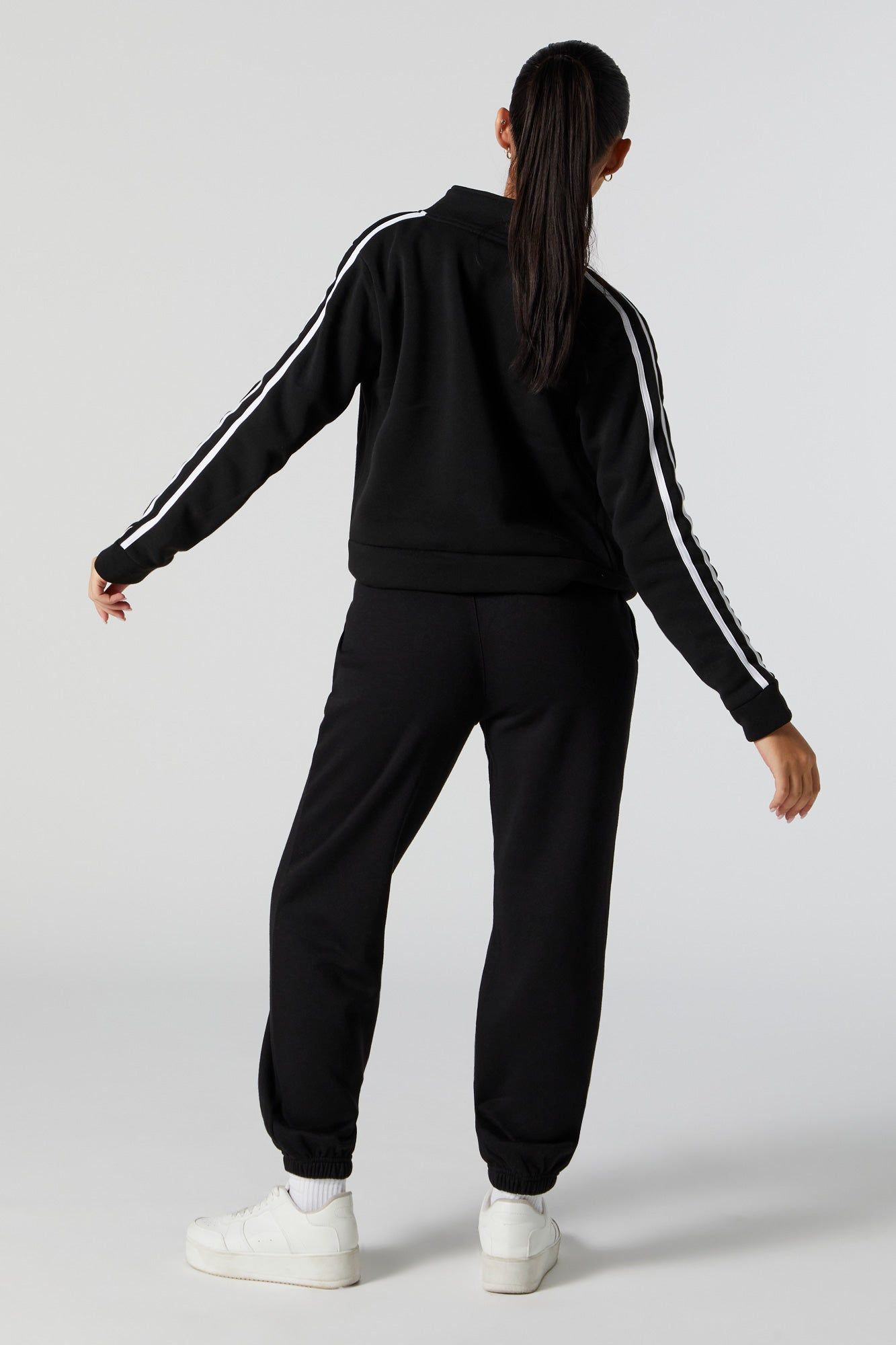 Fleece Drawstring Jogger sold by Charlotte Russe product image thumbnail 4