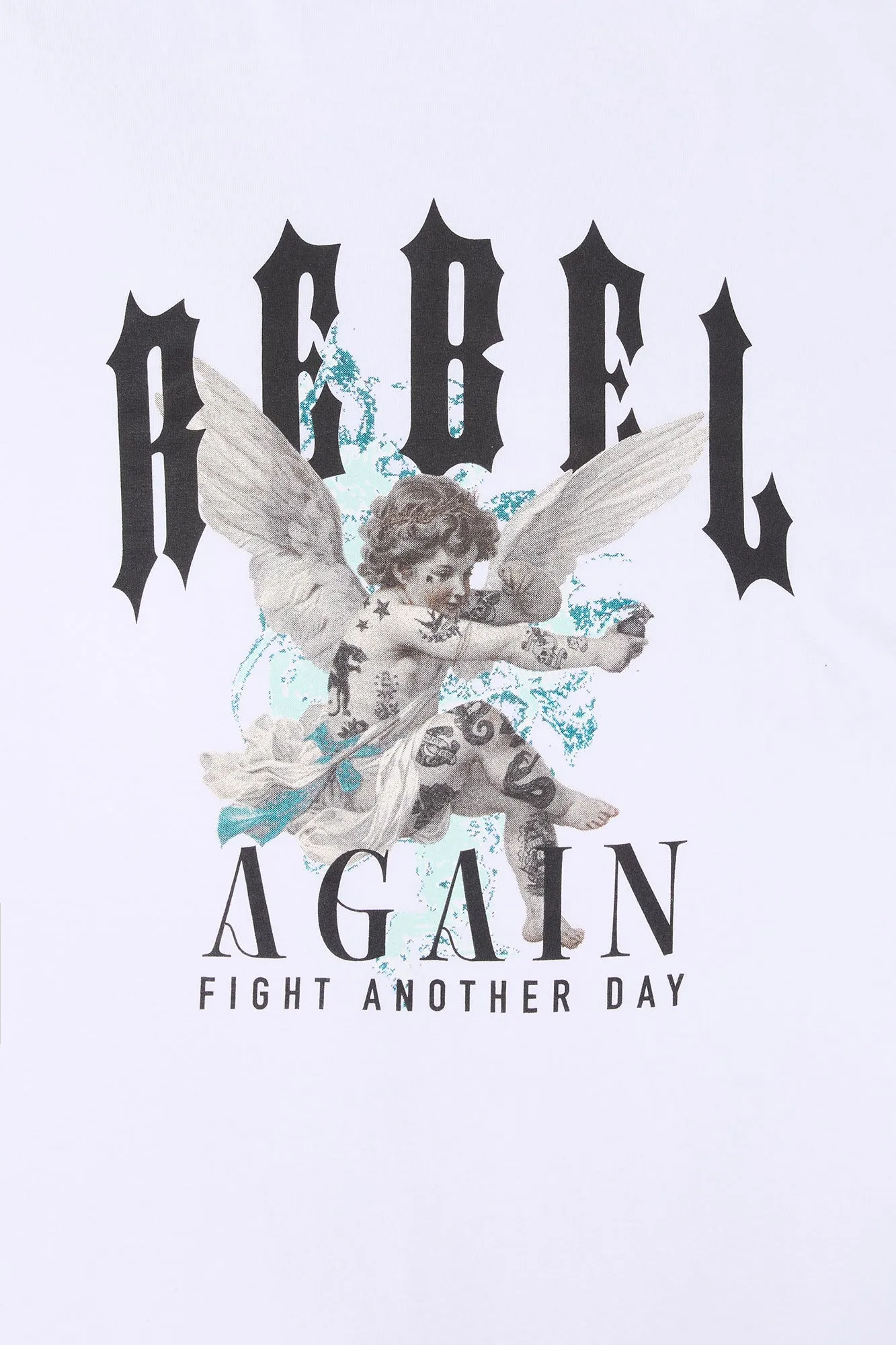 Rebel Again Graphic T-Shirt sold by Charlotte Russe product image thumbnail 2