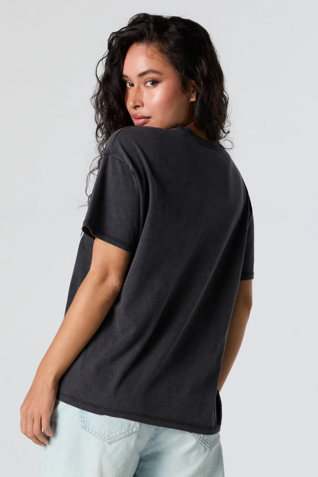 Brooklyn 92 Graphic Boyfriend T-Shirt sold by Charlotte Russe product image thumbnail 3