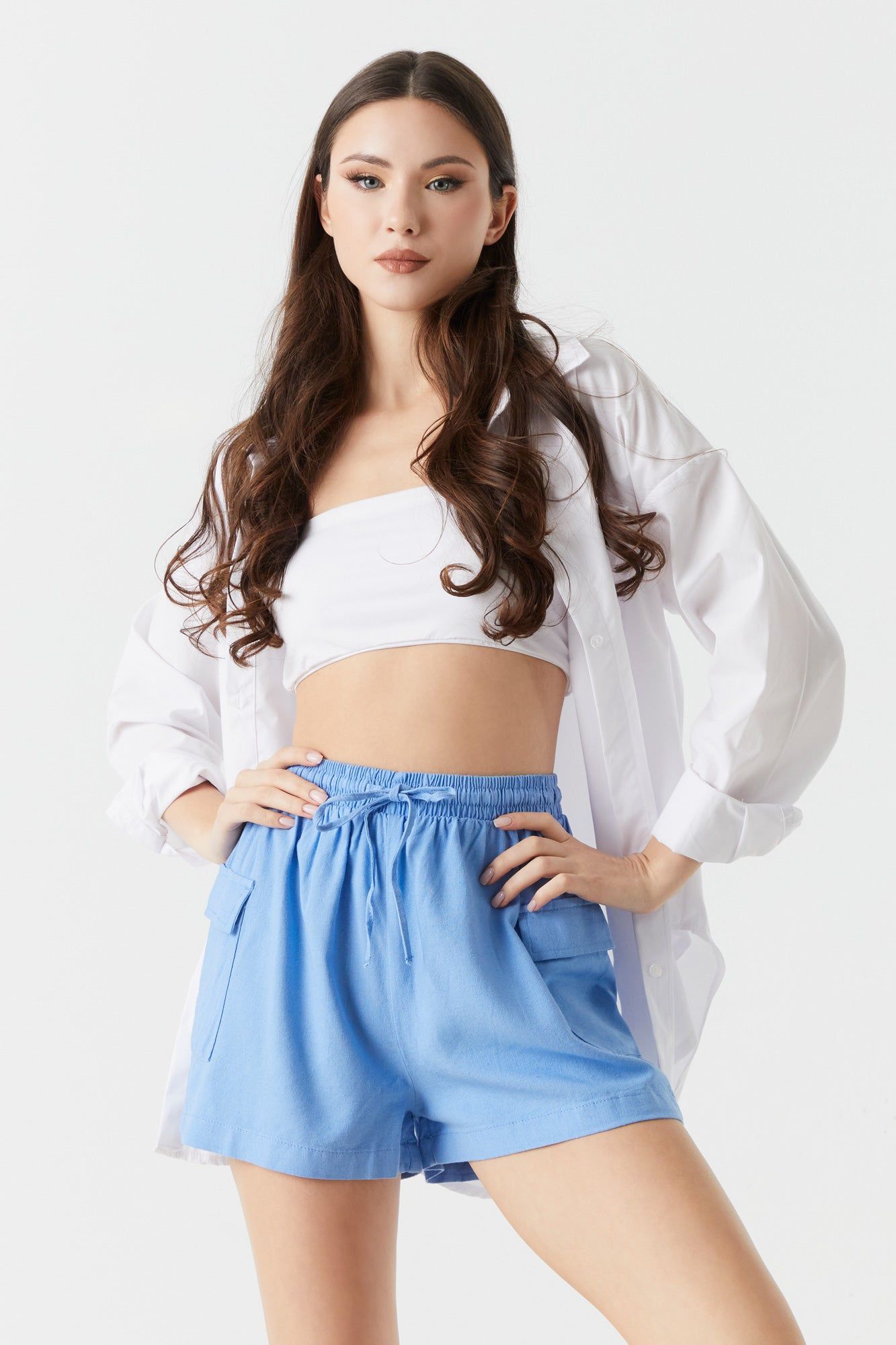 High-Rise Cargo Short sold by Charlotte Russe product image thumbnail 10