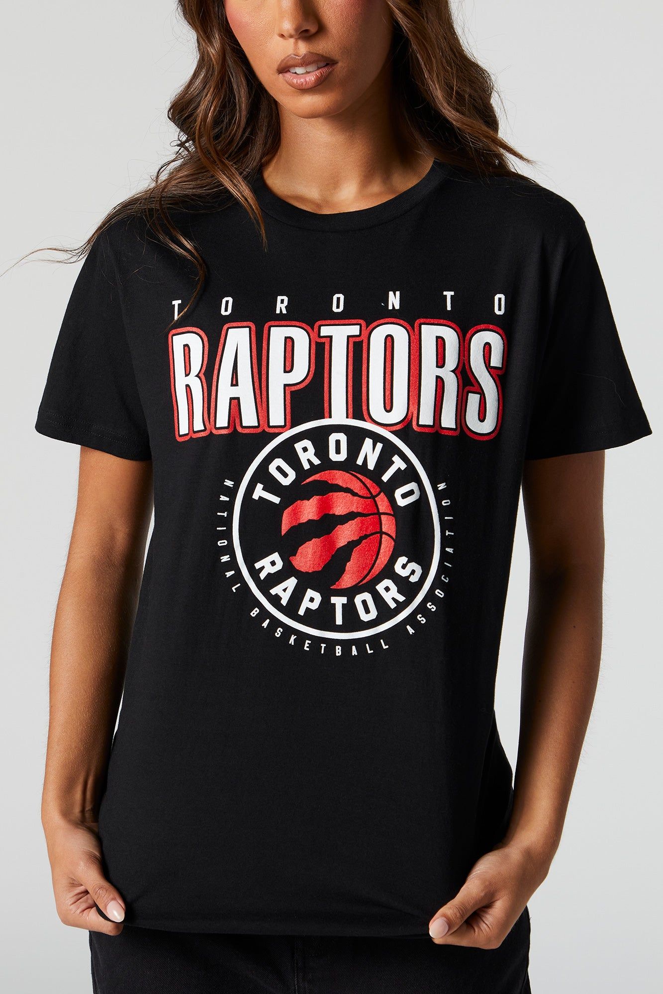 Toronto Raptors Graphic Boyfriend T-Shirt sold by Charlotte Russe product image thumbnail 2
