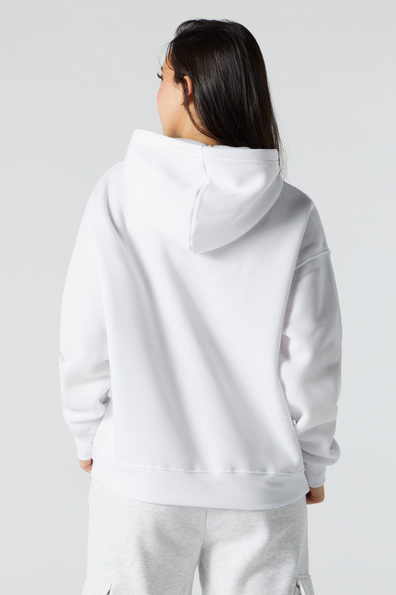 Chenille Embroidered San Diego Fleece Hoodie sold by Charlotte Russe product image thumbnail 2