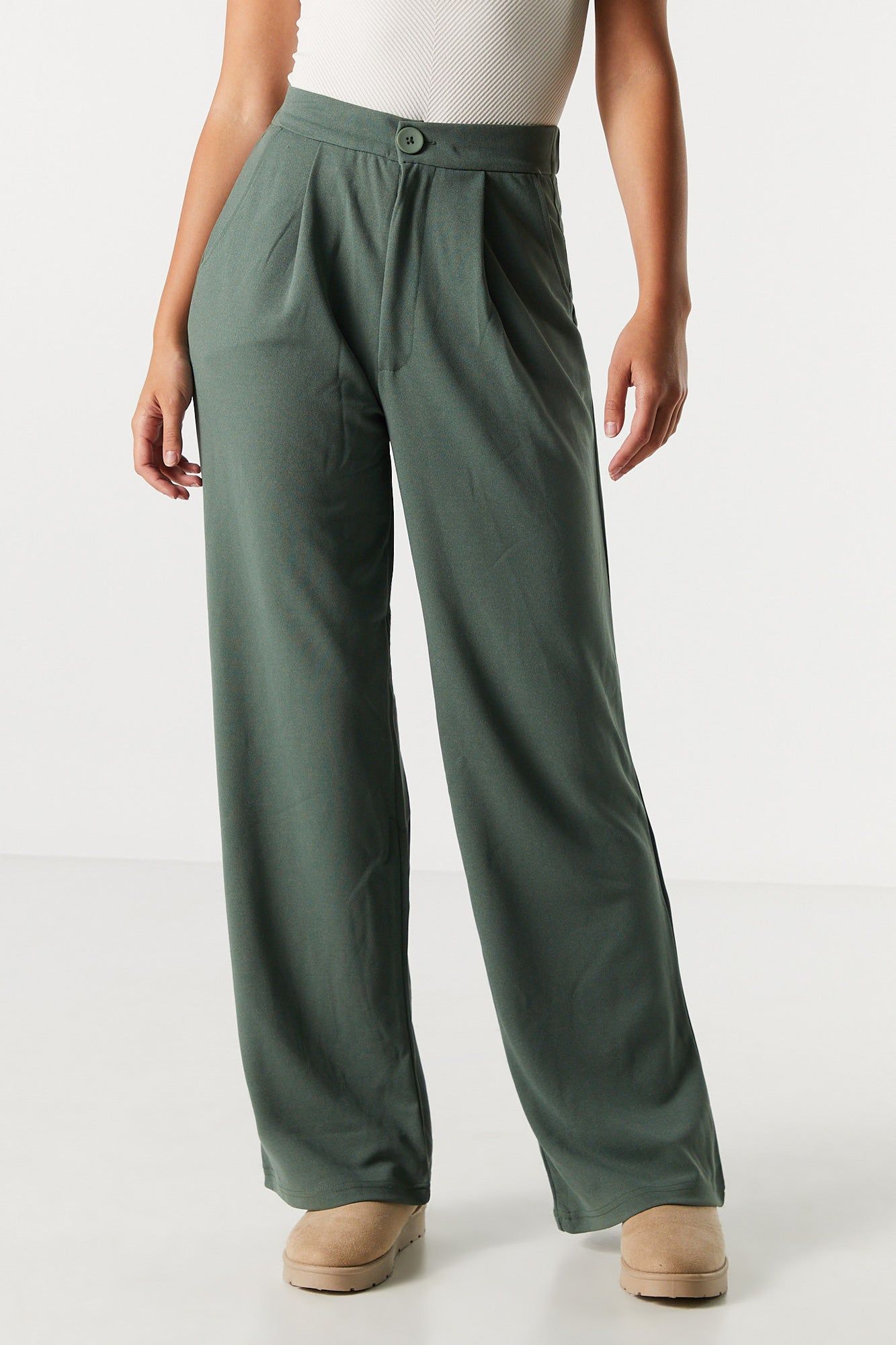 Crepe High Rise Dress Pant sold by Charlotte Russe product image thumbnail 5