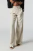 Linen Embroidered Smocked Palazzo Pant sold by Charlotte Russe