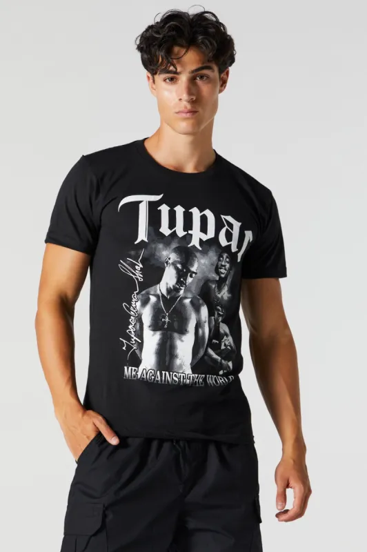 Tupac Me Against The World Graphic T-Shirt sold by Charlotte Russe