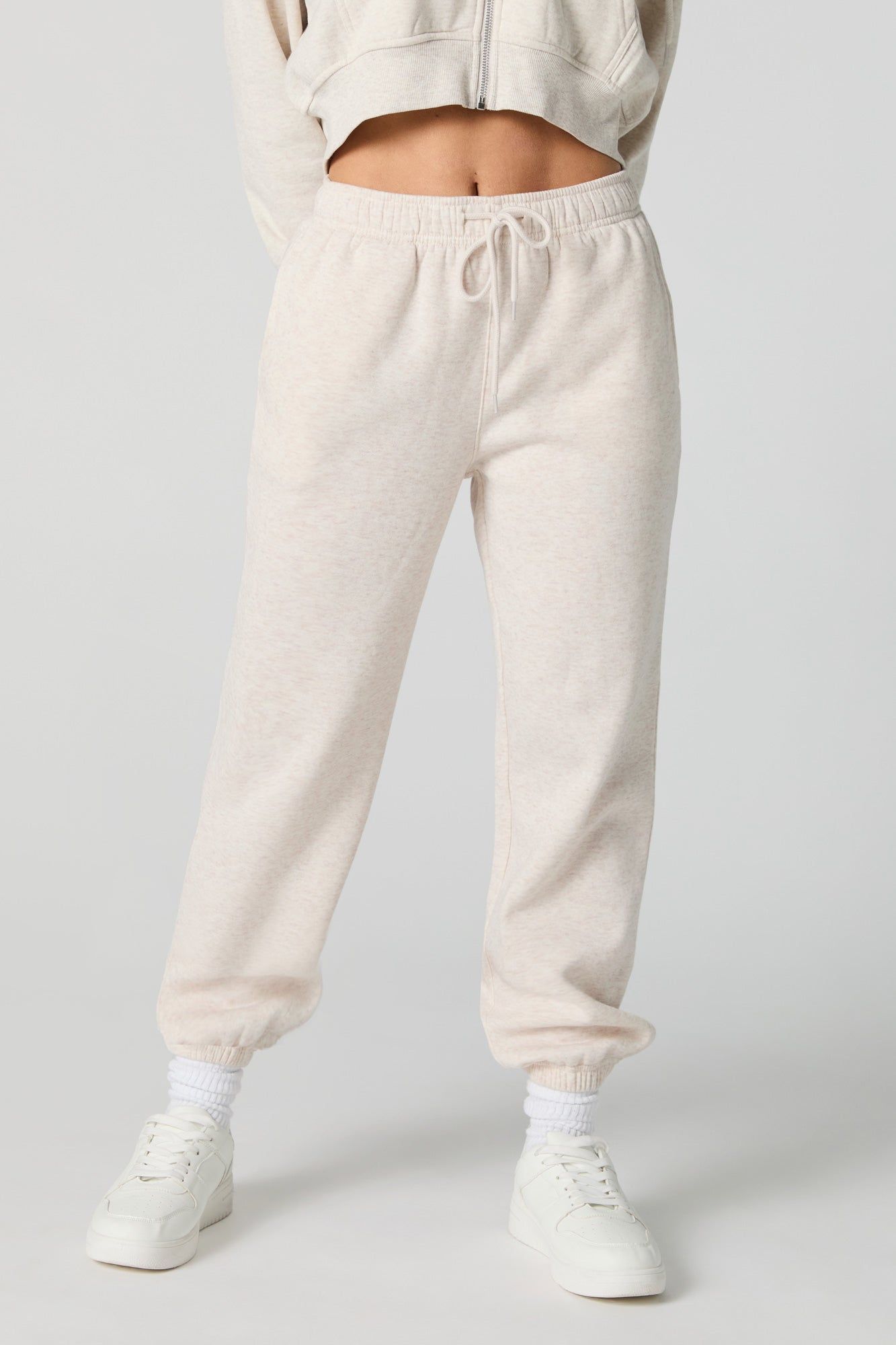 Everyday Drawstring Fleece Jogger sold by Charlotte Russe product image thumbnail 2