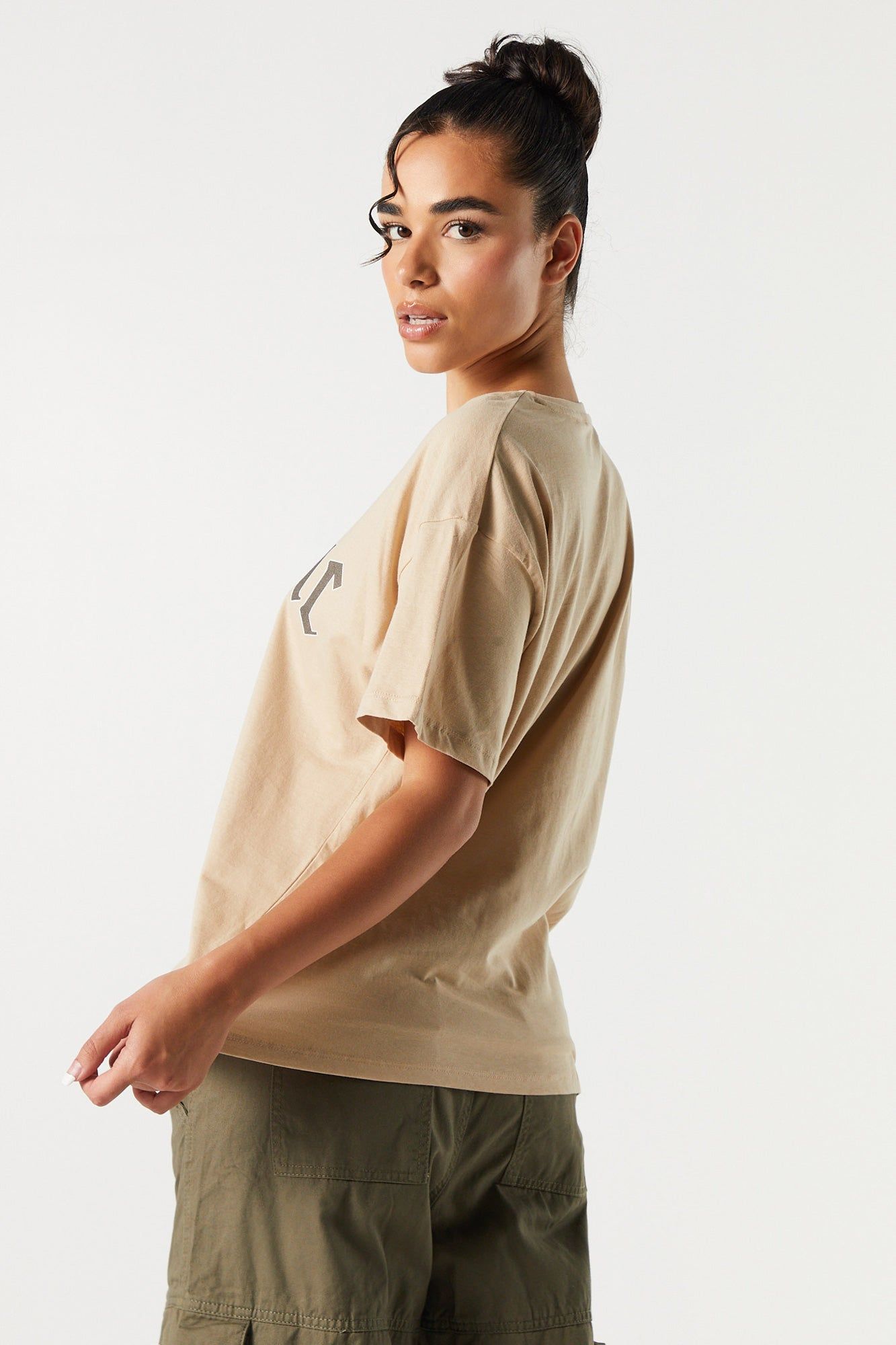 Tupac Graphic Boyfriend T-Shirt sold by Charlotte Russe product image thumbnail 2