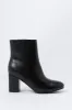 Faux-Leather Pointed Toe Heeled Bootie sold by Charlotte Russe