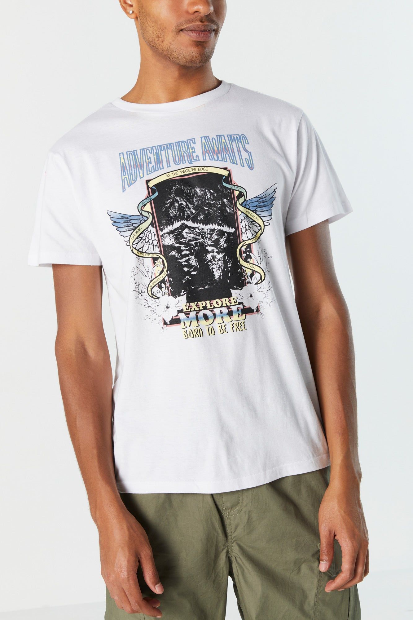 Adventure Awaits Graphic T-Shirt sold by Charlotte Russe product image thumbnail 2