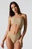 Sparkle One Shoulder Cut Out One Piece Swimsuit sold by Charlotte Russe