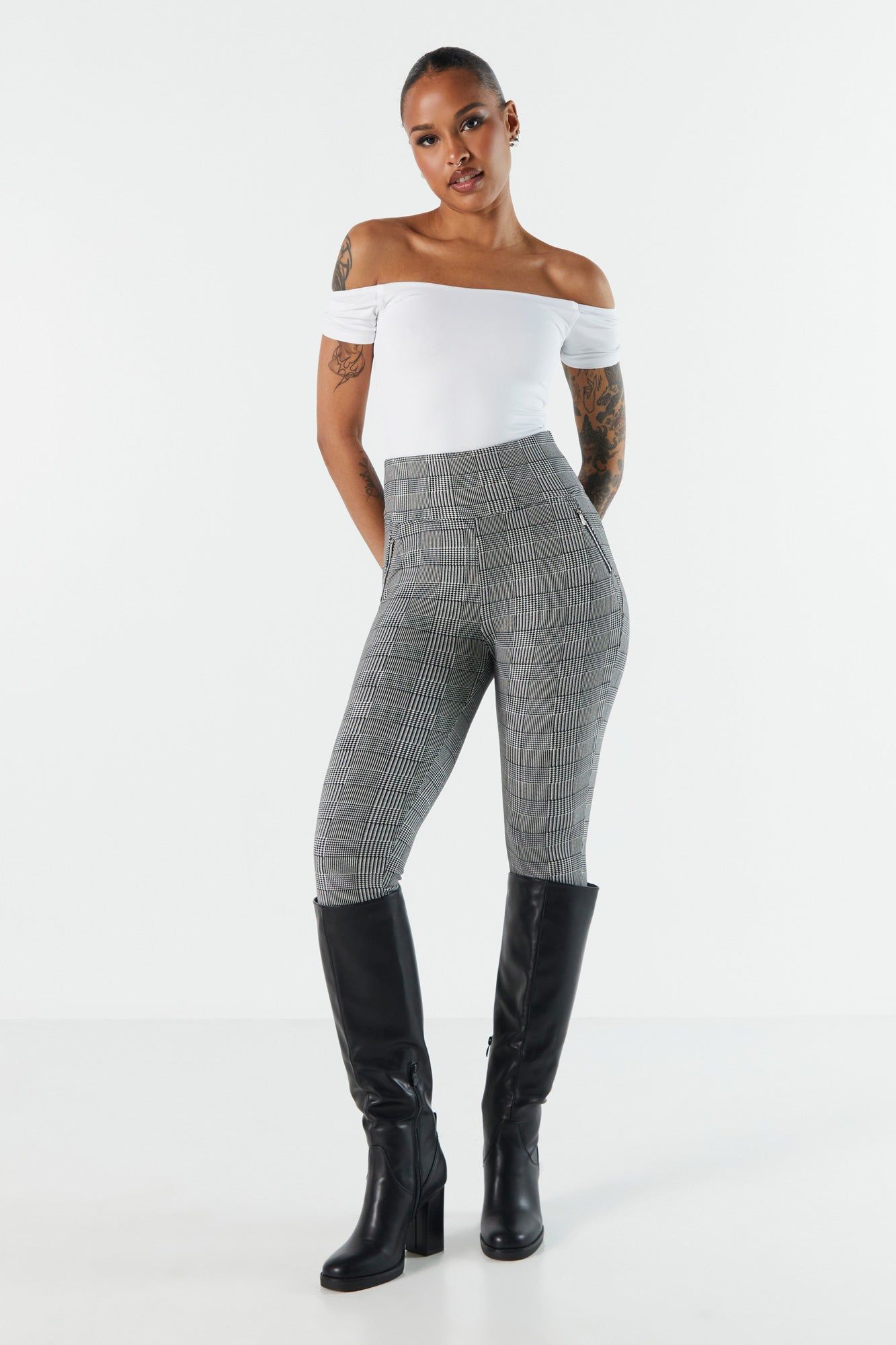 Super Soft Zip Pocket Legging sold by Charlotte Russe