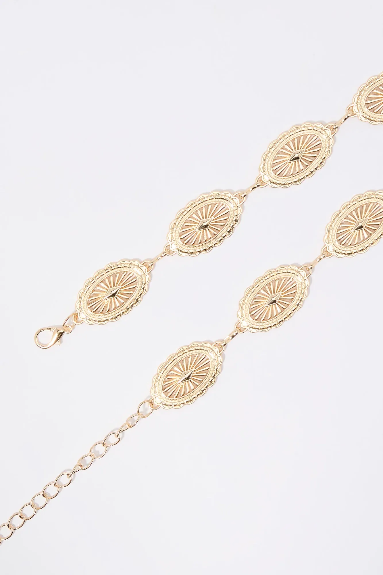 Western Oval Chain Belt sold by Charlotte Russe product image thumbnail 4